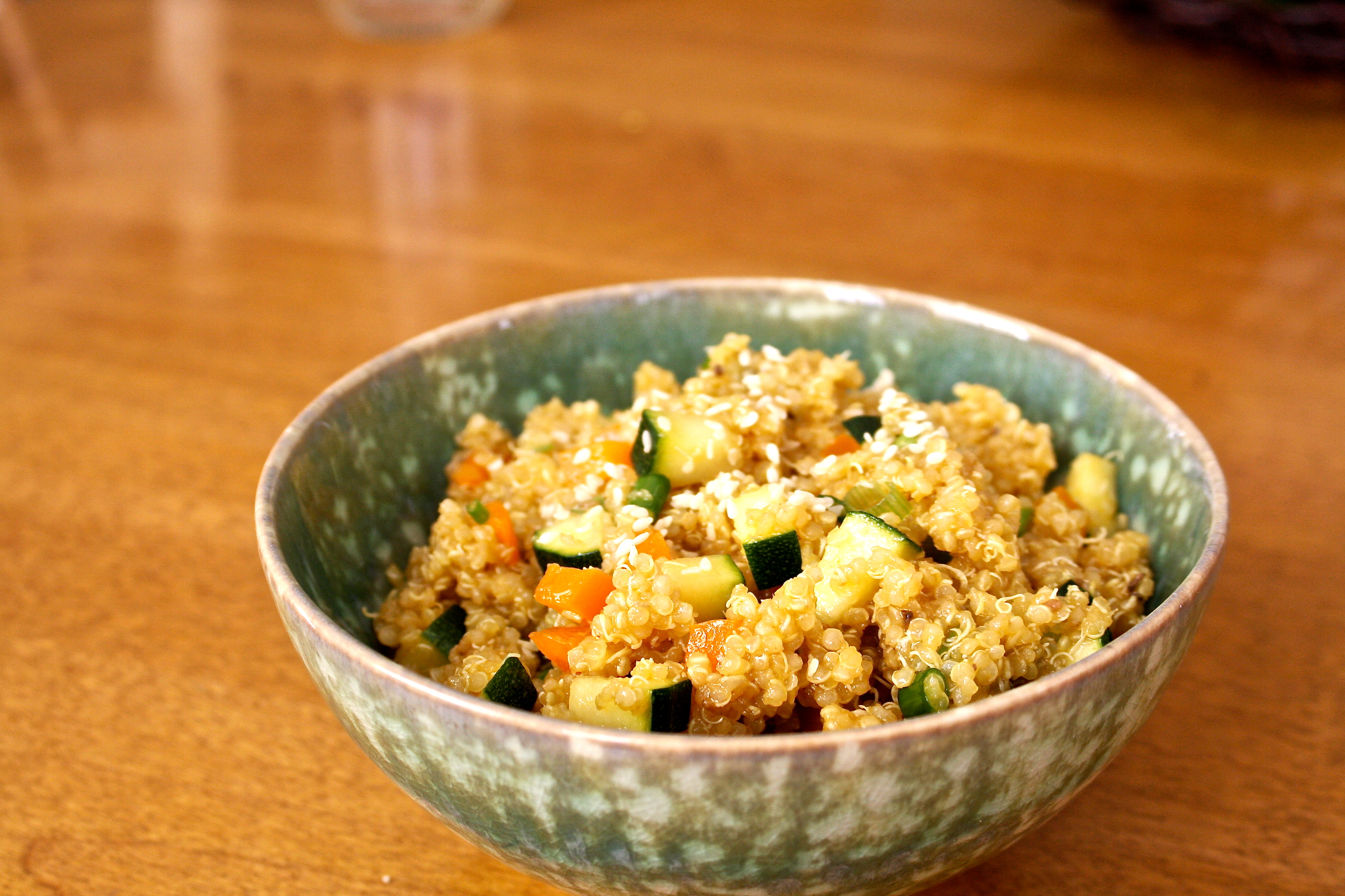 Sesame Ginger Quinoa • total body nourishment | lauren venosta